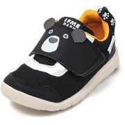 PARK軽量ソールアニマルスニーカー キッズ ウォーキングシューズ BLACK 16.5cm 20-5811