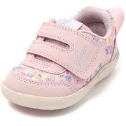 CALIN花柄ワンベルトスニーカー ベビー ウォーキングシューズ PINK 13.5cm 20-5822
