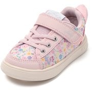 CALIN花柄ゴアベルトスニーカー キッズ ウォーキングシューズ PINK 17cm 20-5828