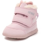 アニマル耳付きファーブーツ撥水防滑 ベビー 防寒ブーツ PINK 12.5cm 30-5813