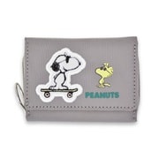 SPZ-3892 PEANUTS コンパクト三つ折り財布 ジョー・クール グレー