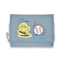SPZ-3894 PEANUTS コンパクト三つ折り財布 ウッドストック ブルー