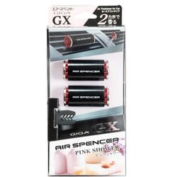 056024 [車用 芳香剤 GIGA GX ギガ・ジーエックス クリップタイプ ピンクシャワー 2個入り エアースペンサー]