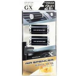 056025 [車用 芳香剤 GIGA GX ギガ・ジーエックス クリップタイプ ホワイティムスク 2個入り エアースペンサー]