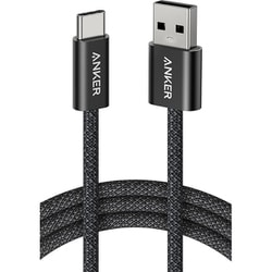 Anker Zolo USB-C ＆ USB-A ケーブル 1.8m ブラック A8052012