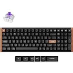 K4 HE スペシャルエディション マグネットスイッチ搭載 QMKワイヤレス・カスタムメカニカルキーボード RGB US配列（テンキーレス） ブラック/Gateron ダブルレール・マグネティックスイッチ Nebula（ホットスワップ） K4H-F1-US