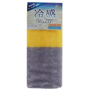 クール パイルクールマフラー バイカラー ひんやりネックタオル YE CLBC100C
