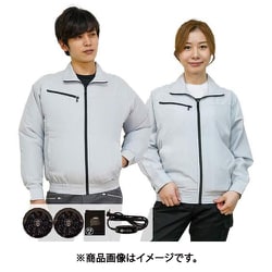 空調ブルゾン+バッテリー付20103 シルバー S 20103-S-0910N