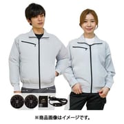 空調ブルゾン+バッテリー付20103 シルバー S 20103-S-0910N