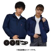 空調ブルゾン+バッテリー付20121 ネイビー×ブラック M 20121-M-0910N