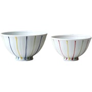 波佐見焼 モダン十草 飯碗 2柄セット 径12cm 径11cm 22671
