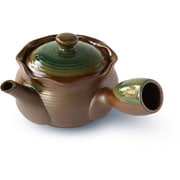 万古焼 織部 急須 口径8.8cm 390ml 82338