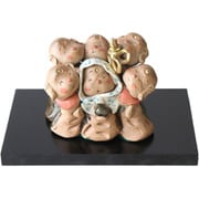 手づくり六地蔵 絆 置物 7.8×5.3×7.7cm 232420