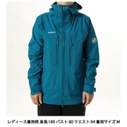 クレータープロハードシェルフードジャケットアジアンフィットウィメン レディース 防水ジャケット deep teal(40320) Sサイズ(日本:Mサイズ) 1010-32160