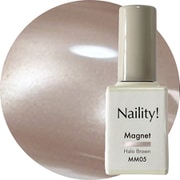 Naility!マグネットカラージェル ボトル(筆付き)タイプ メルティマグシリーズ MM05 ヘイローブラウン 018071