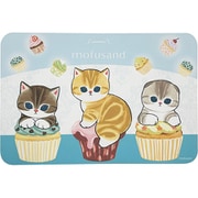 モフサンド 珪藻土入り ソフトバスマット カップケーキにゃん 約40×60cm