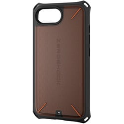 PM-A25SZEROD3BK [iPhone 16e ケース ハイブリッド カバー 特殊素材D3O 超耐衝撃 ストラップホール付 フィルム付 ZEROSHOCK ブラック]