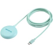 ワイヤレス充電器 マグネット式 Qi2 15W 高速充電 コンパクト ティール W-MA10GN