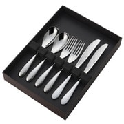 ホームフェスタ 6pcs ペアディナーセット(ブラウンボックス) ステンレス 燕三条 HFS-6N