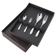ホームフェスタ 20pcs デザートセット(ブラウンボックス) ステンレス 燕三条 HFS-20N