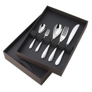 ホームフェスタ 25pcs ディナーセット(ブラウンボックス) ステンレス 燕三条 HFS-25N