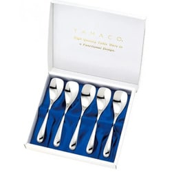 ホームフェスタ 5pcs アイス・ヨーグルトスプーンセット ステンレス 燕三条 HFS-5YS