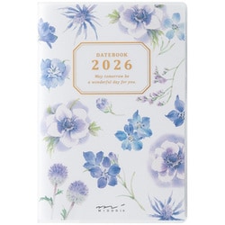 2026年 ポケットダイアリー ミニ カントリータイム 花柄 22358006