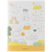 2026年 ポケットダイアリー A6 イヌ柄 22366006