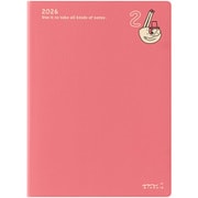 2026年 ポケットダイアリー A6 月間 オジサン柄 22370006
