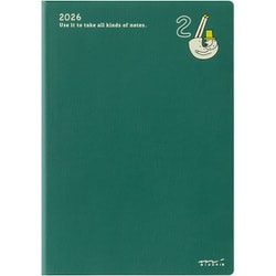2026年 ポケットダイアリー B6 オジサン柄 22376006
