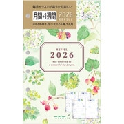 2026年 リフィル B7 月間+1週間 カントリータイム 花柄 27919006