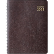 2026年 ビジネスダイアリー B5 週間 リング 茶 22430006