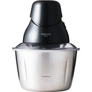 フードプロセッサー 食洗器対応 軽量 1台5役 みじん切り器 氷も砕ける 小型 安全ロック ブラック TFP25A-K