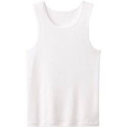 男児 子供用 肌着 ノースリーブシャツ Vネック サイズ：150 ホワイト MCK1875Y