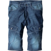現場服ストレッチデニムハーフパンツ インディゴブルー 3Lサイズ 2815-15-3L