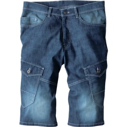 現場服ストレッチデニムハーフパンツ インディゴブルー LLサイズ 2815-15-LL