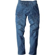 現場服ストレッチデニムカーゴパンツ インディゴブルー Lサイズ 2816-15-L