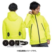 空調ブルゾン 空調付2Wayパーカー+バッテリー付30102 蛍光イエロー S 30102-S-0910N