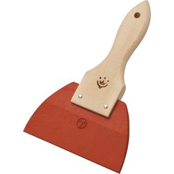 柄付ゴムベラ 大 赤