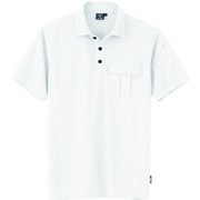 半袖ポロシャツ シロ Lサイズ 6042-32-L