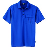 半袖ポロシャツ ロイヤルブルー Lサイズ 6042-46-L