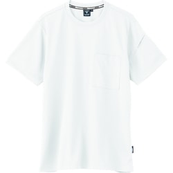 半袖Tシャツ シロ Lサイズ 6044-32-L