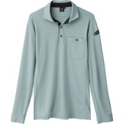 エコ制電長袖ポロシャツ ミストグリーン 4Lサイズ 6095-605-4L