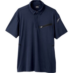 半袖ポロシャツ ディープネイビー 5Lサイズ 6110-19-5L