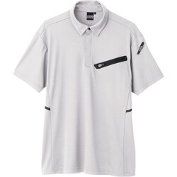 半袖ポロシャツ シルバーグレー 4Lサイズ 6110-22-4L