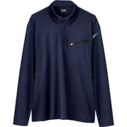 長袖ポロシャツ ディープネイビー Mサイズ 6115-19-M