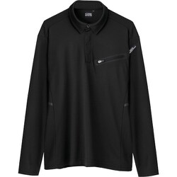 長袖ポロシャツ クロ Mサイズ 6115-90-M