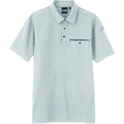 半袖ポロシャツ シルバーグレー Lサイズ 6670-22-L