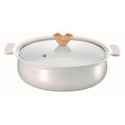 coronto-コロント-IH対応 セラミックコーティング 卓上鍋 24cm（グレー） CT-25