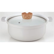 coronto-コロント-IH対応 セラミックコーティング 深型卓上鍋 24cm（アイシーグレー） CT-30